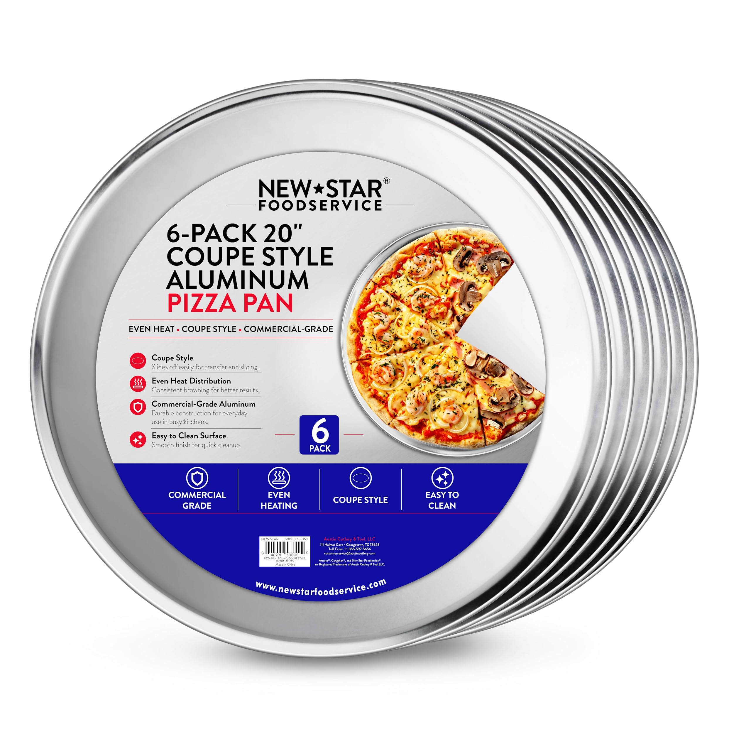 Amazon | New Star Foodservice 51018 アルミ製 クーぺスタイル